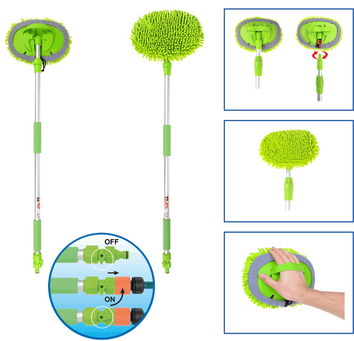 Teleskop Waschbrste Chenille Mikrofaser