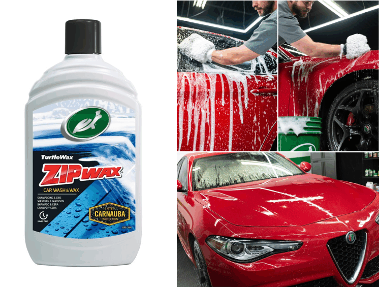 Turtle Wax ZIP WAX Shampoo und Wachs